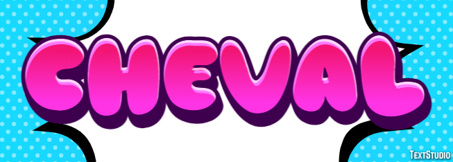 Cheval Effet de texte