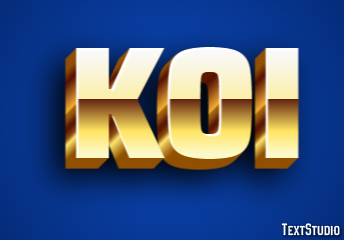 Koi Texteffekt
