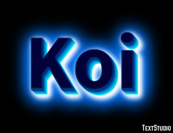 Koi Text effect