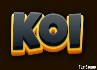 Koi Texteffekt