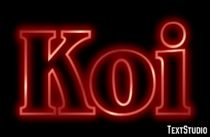 Koi Text effect