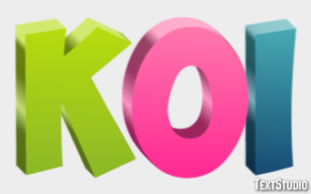 Koi Text effect