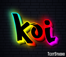 Koi Texteffekt