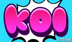 Koi Text effect