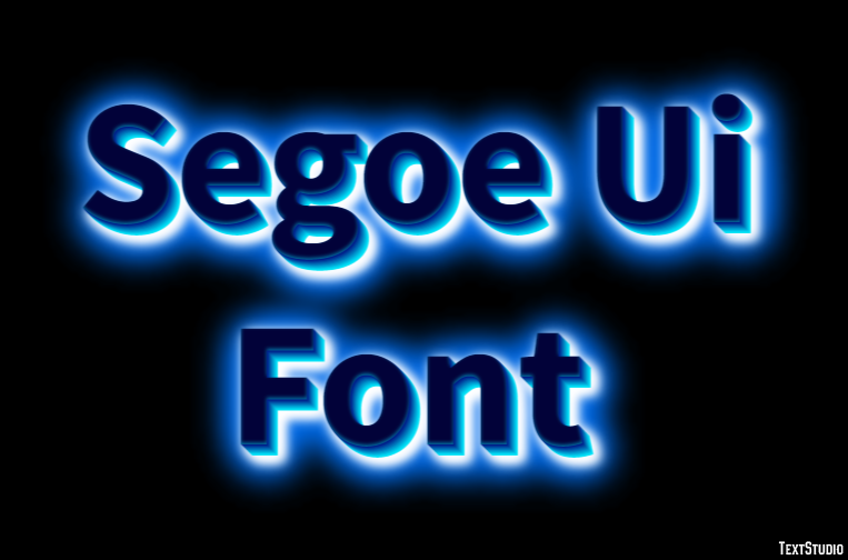 Segoe Ui Font Text Effect