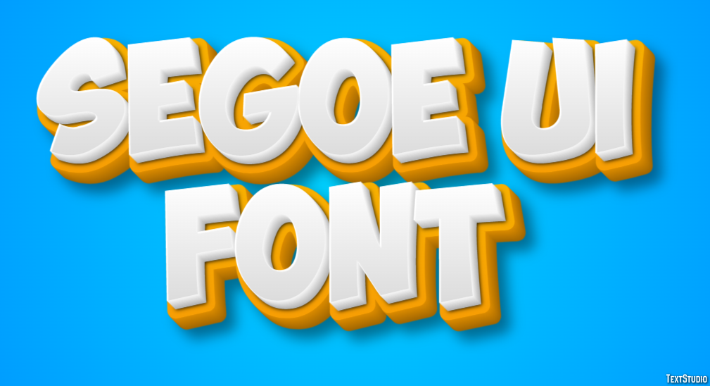Segoe Ui Font Text Effect