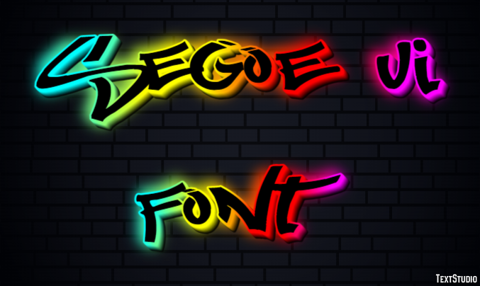 Segoe Ui Font Text Effect