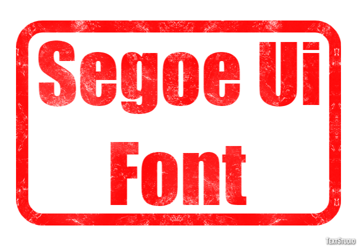 Segoe Ui Font テキスト効果