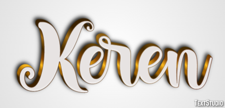 Keren Effet de Texte