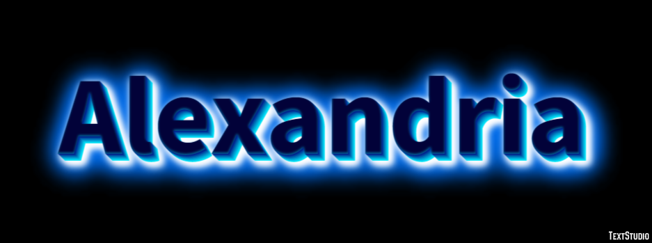 Alexandria Text effect