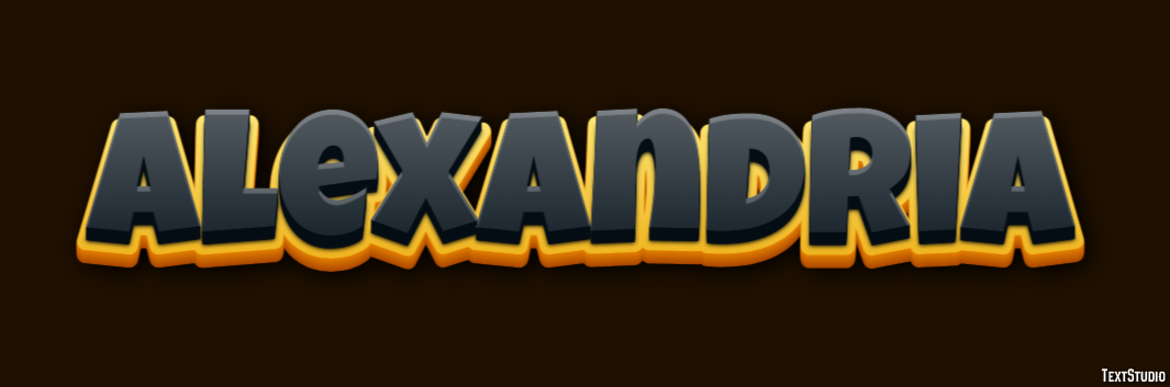 Alexandria Text effect