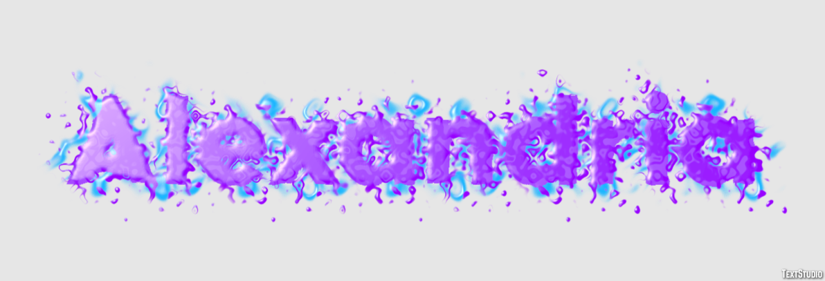 Alexandria Text effect