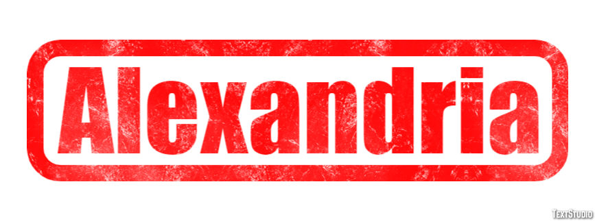 Alexandria Text effect