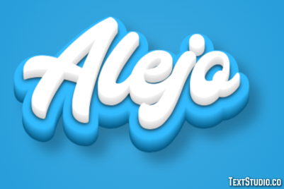 Alejo Efecto de texto