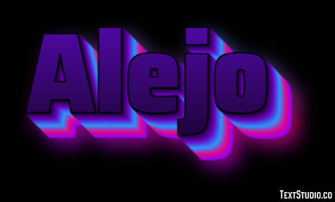 Alejo Efecto de Texto