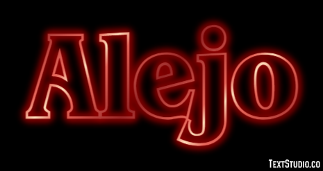 Alejo Efecto de Texto