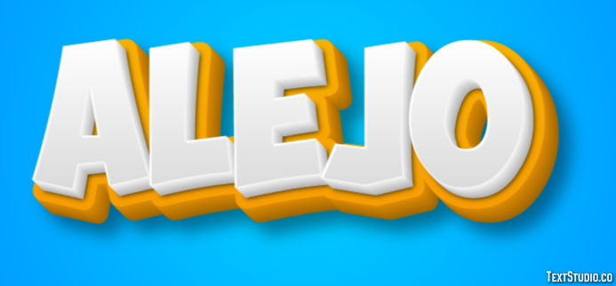 Alejo Efecto de texto