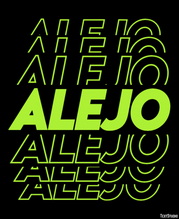 Alejo Efecto de texto
