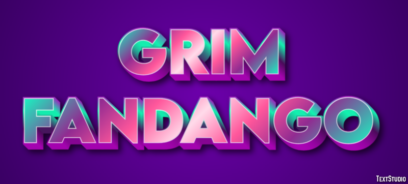 Grim Fandango テキスト効果