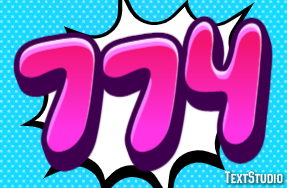 774 Text effect