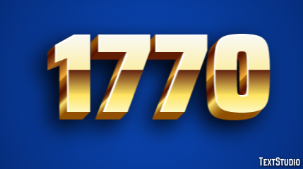 1770 Efeito de texto