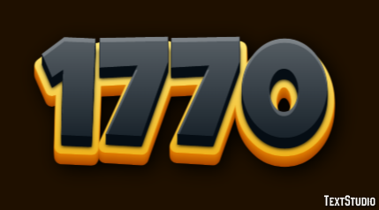 1770 Efeito de texto