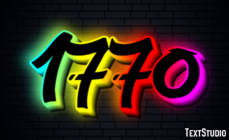 1770 Text Effect