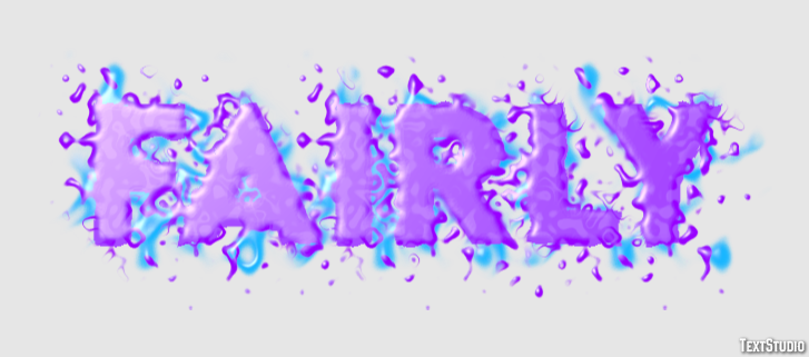 Fairly Text effect