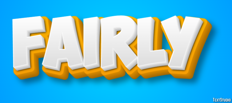 Fairly Text Effect