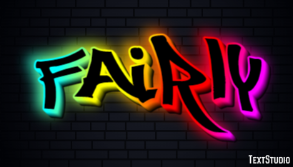 Fairly Text effect