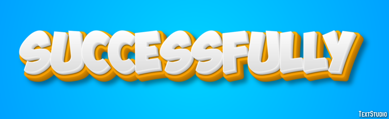Successfully Text Effect