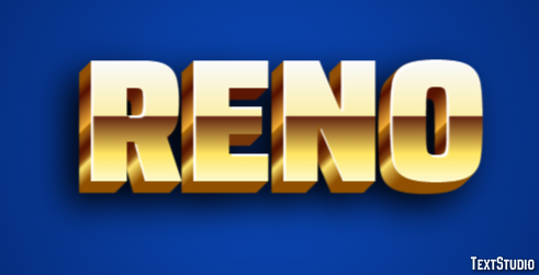 Reno Efecto de texto