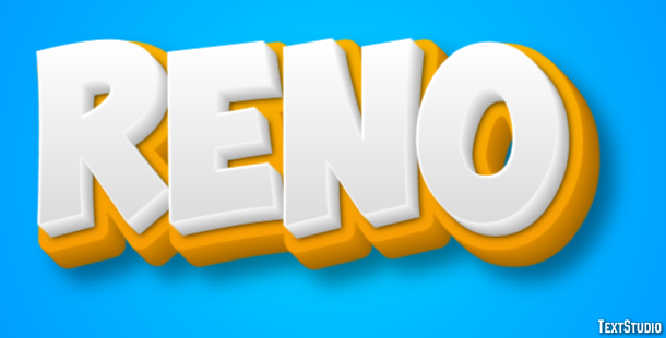 Reno Efecto de texto