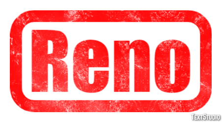 Reno Efecto de texto