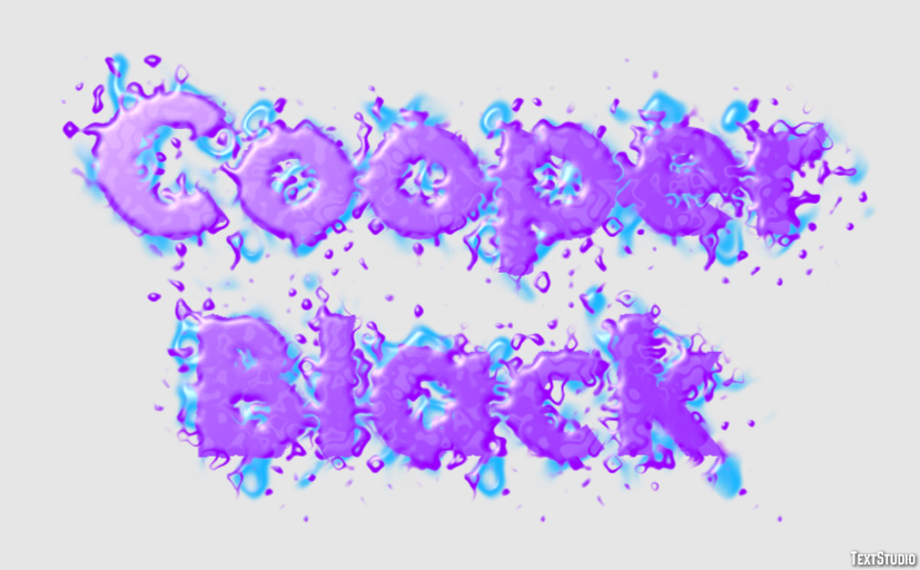 Cooper Black Text Effect
