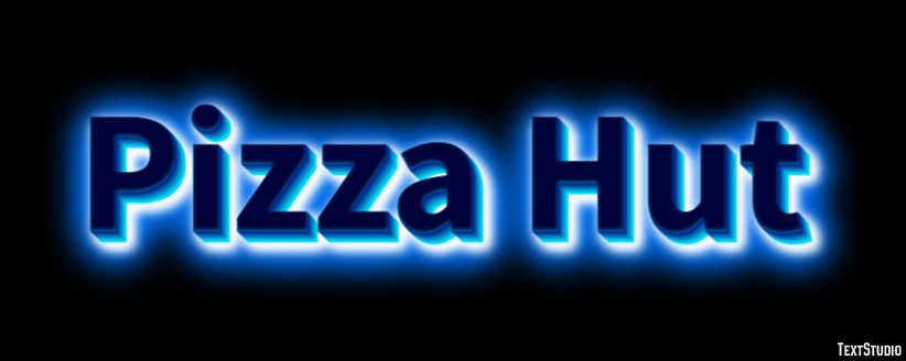 Pizza Hut Efeito de texto