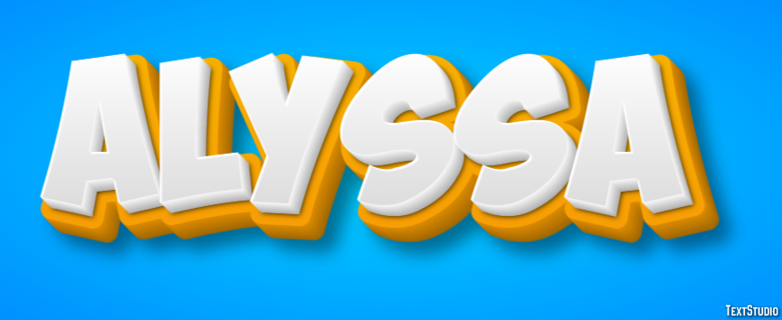 Alyssa Text Effect