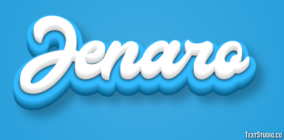 Jenaro Efecto de Texto