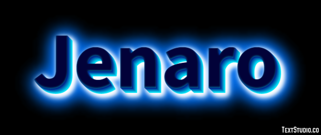 Jenaro Efecto de Texto