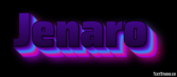 Jenaro Efecto de Texto