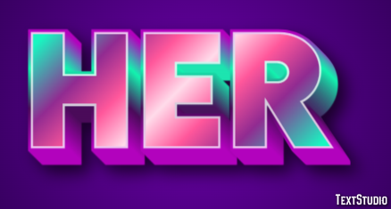 Her Text Effect
