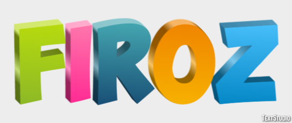 Firoz Text Effect