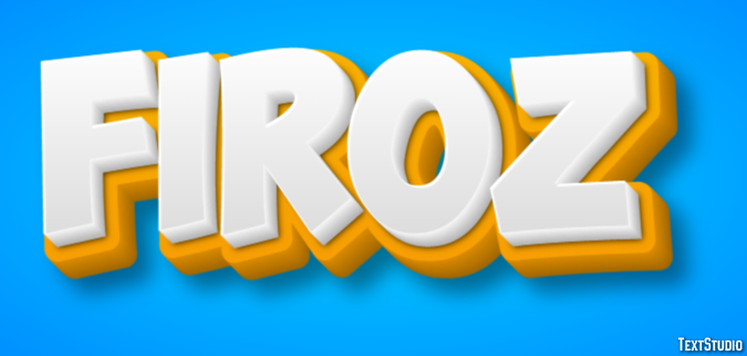 Firoz Text effect