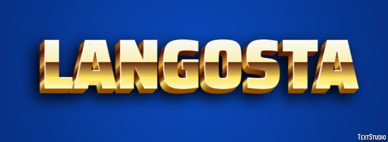Langosta Efecto de Texto