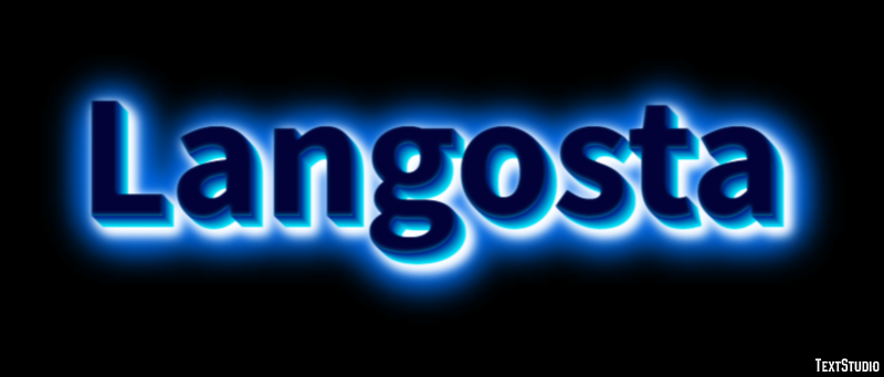 Langosta Efecto de Texto