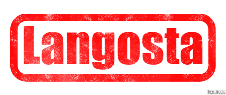 Langosta Effetto testo