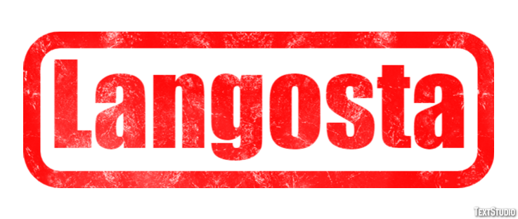 Langosta Efecto de Texto