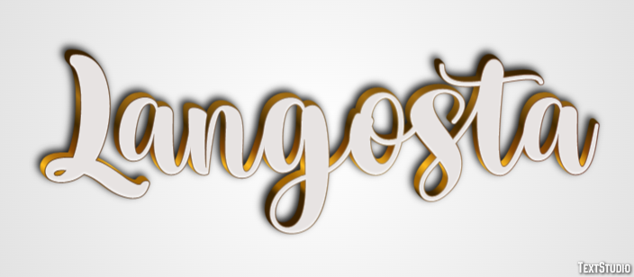 Langosta Efecto de Texto