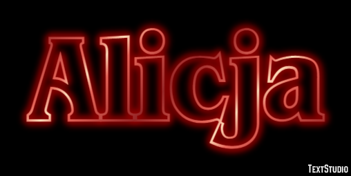 Alicja Texteffekt