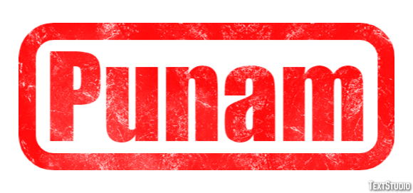 Punam Tekst effect